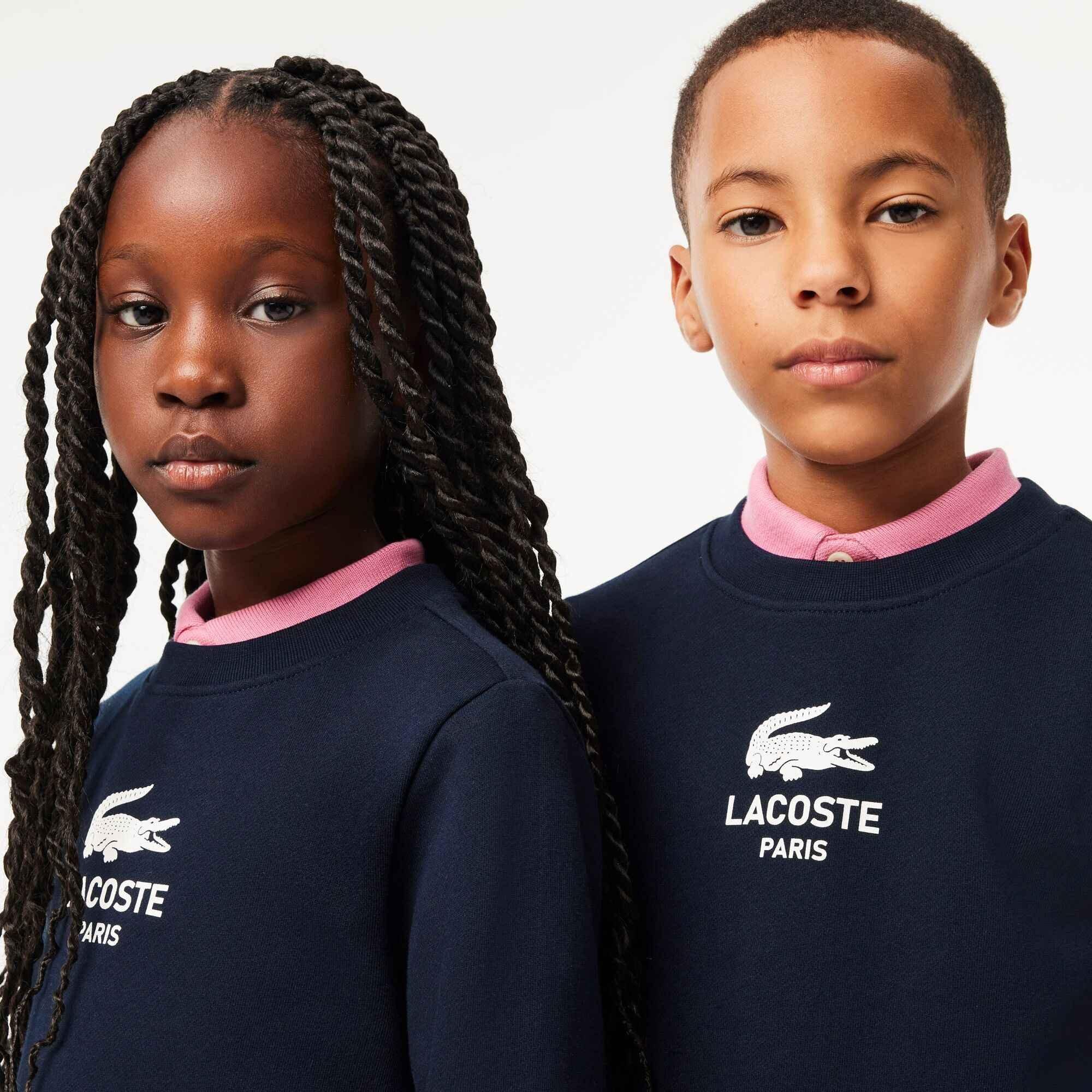 Lacoste Logo Crewneck Jumper Juniors