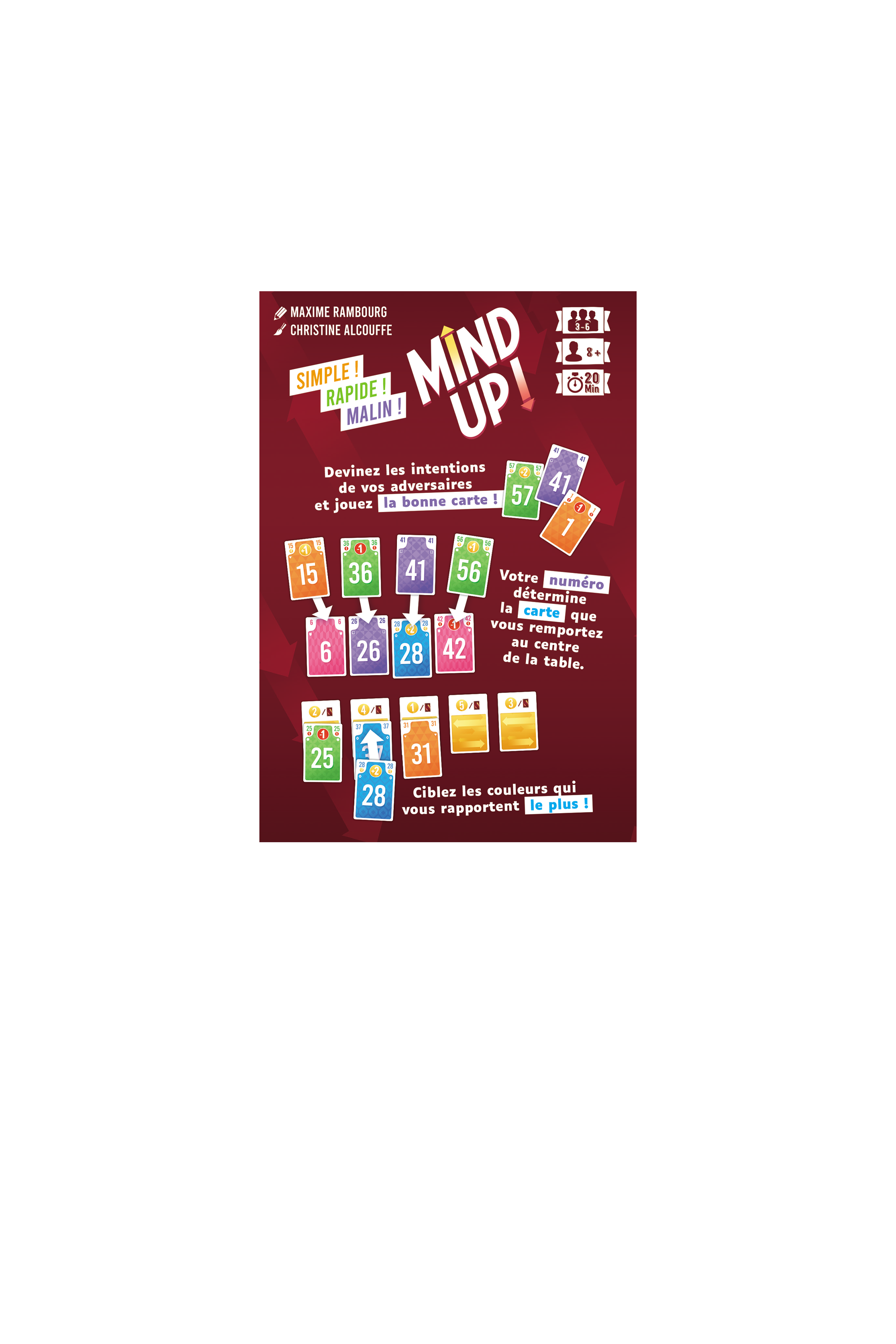 BLACKROCK GAMES Jeu de cartes MIND UP Multicolore