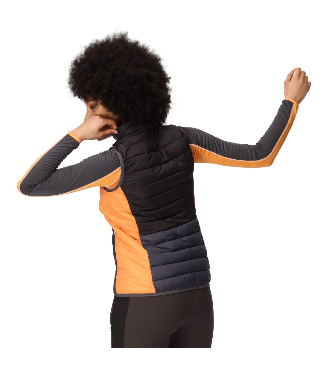 Regatta - Veste sans manches HARROCK - Femme (Gris phoque / Noir) - UTRG9067