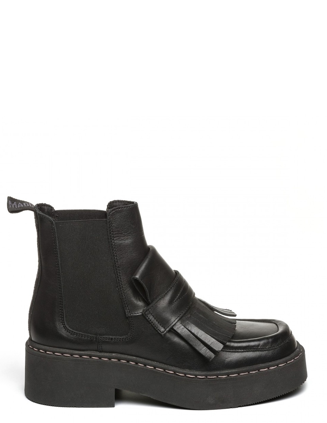steve madden chelsea boots evana bootie cuir noir