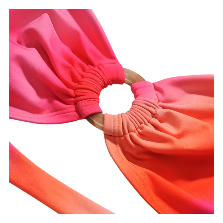Icone Haut de Maillot Bandeau Ambre | Rose fuschia