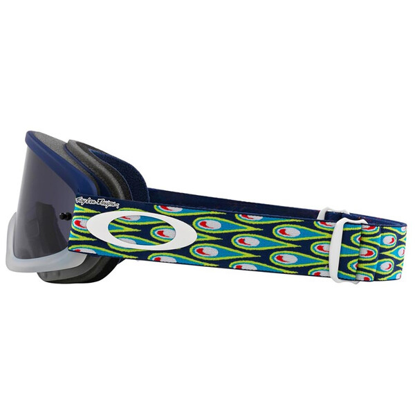 Oakley - Masque enfant O Frame 2.0 Pro XS MX Troy Lee Designs Speed Bubbles Navy / Vert / Turquoise