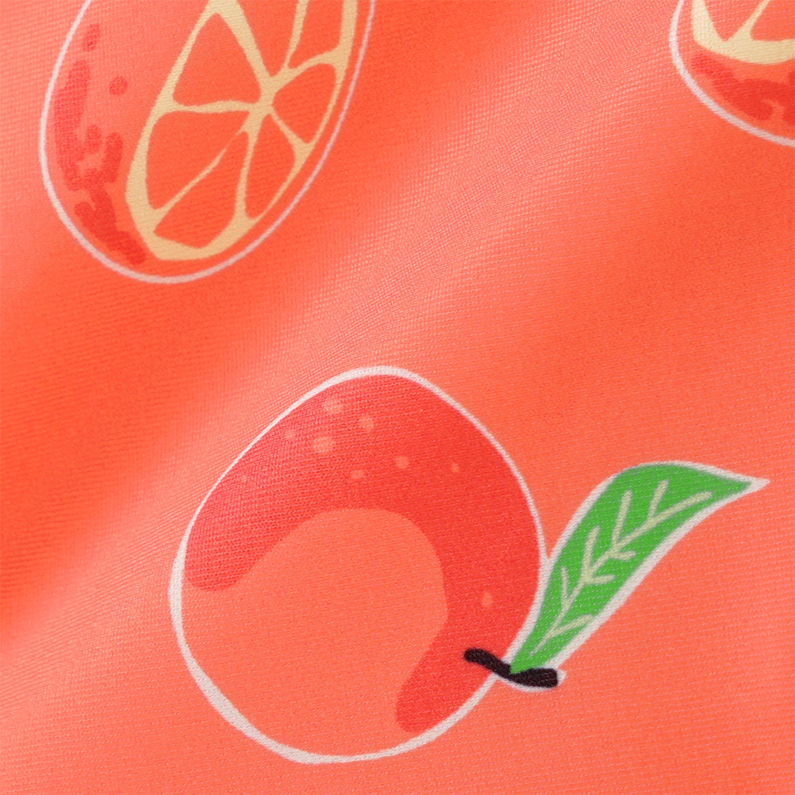 Famy Damen Bikinipanty mit Allover-Print hellorange