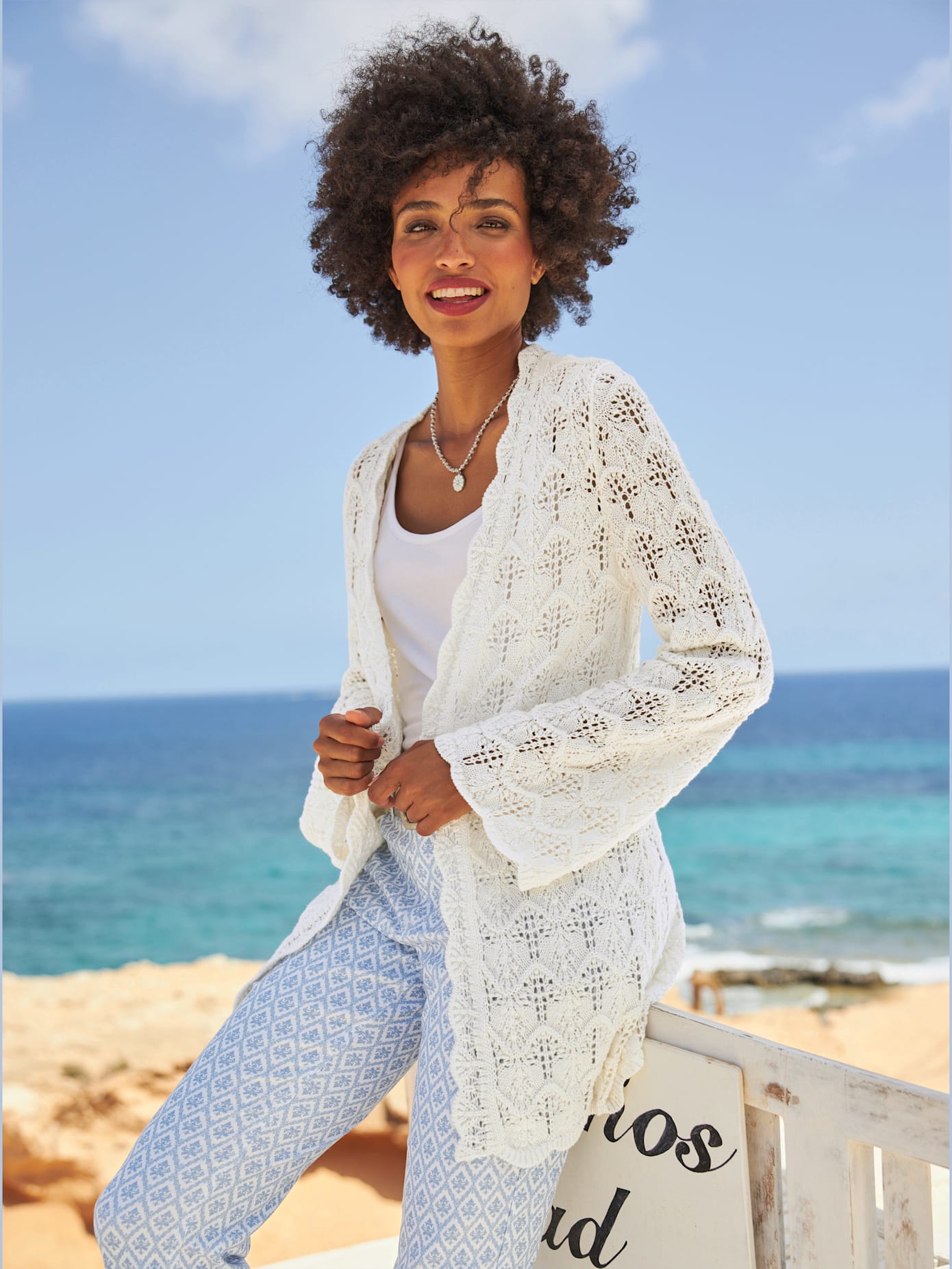 Veste en tricot 50% coton