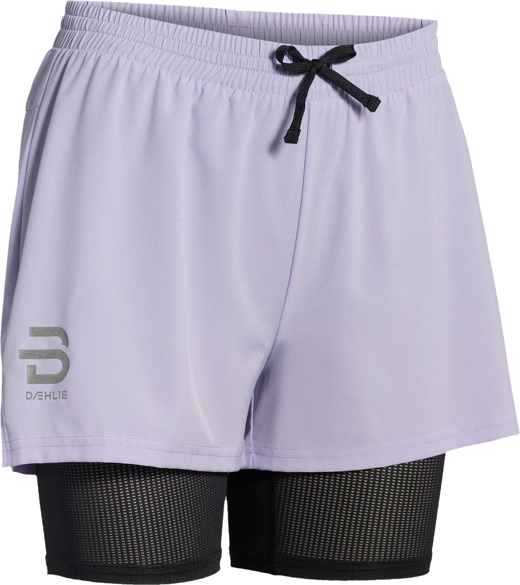 Shorts Run 2 in 1 Dame Galactic Lilac