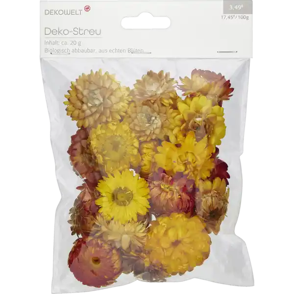 DEKO-STREU BLÜTEN GELB