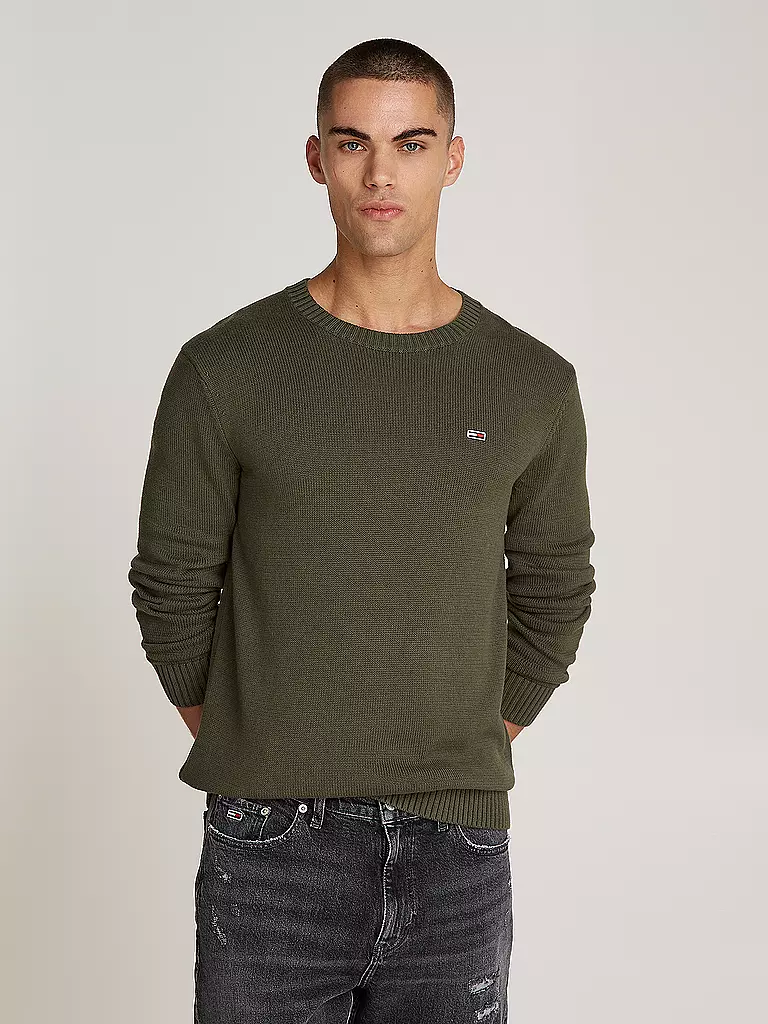 TOMMY JEANS Pullover olive