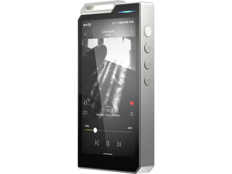 HiBy HiRes-Player R4 Silber 4-Wege Hi-Fi Android DAP