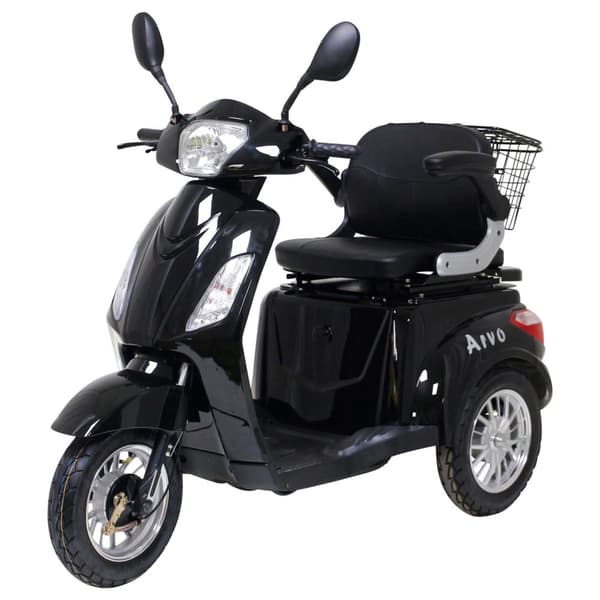 Arvo Elektrisk Scooter for Eldre P300 Svart