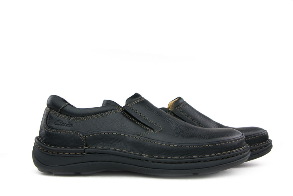 Clarks Instappers Nature Easy Zwart