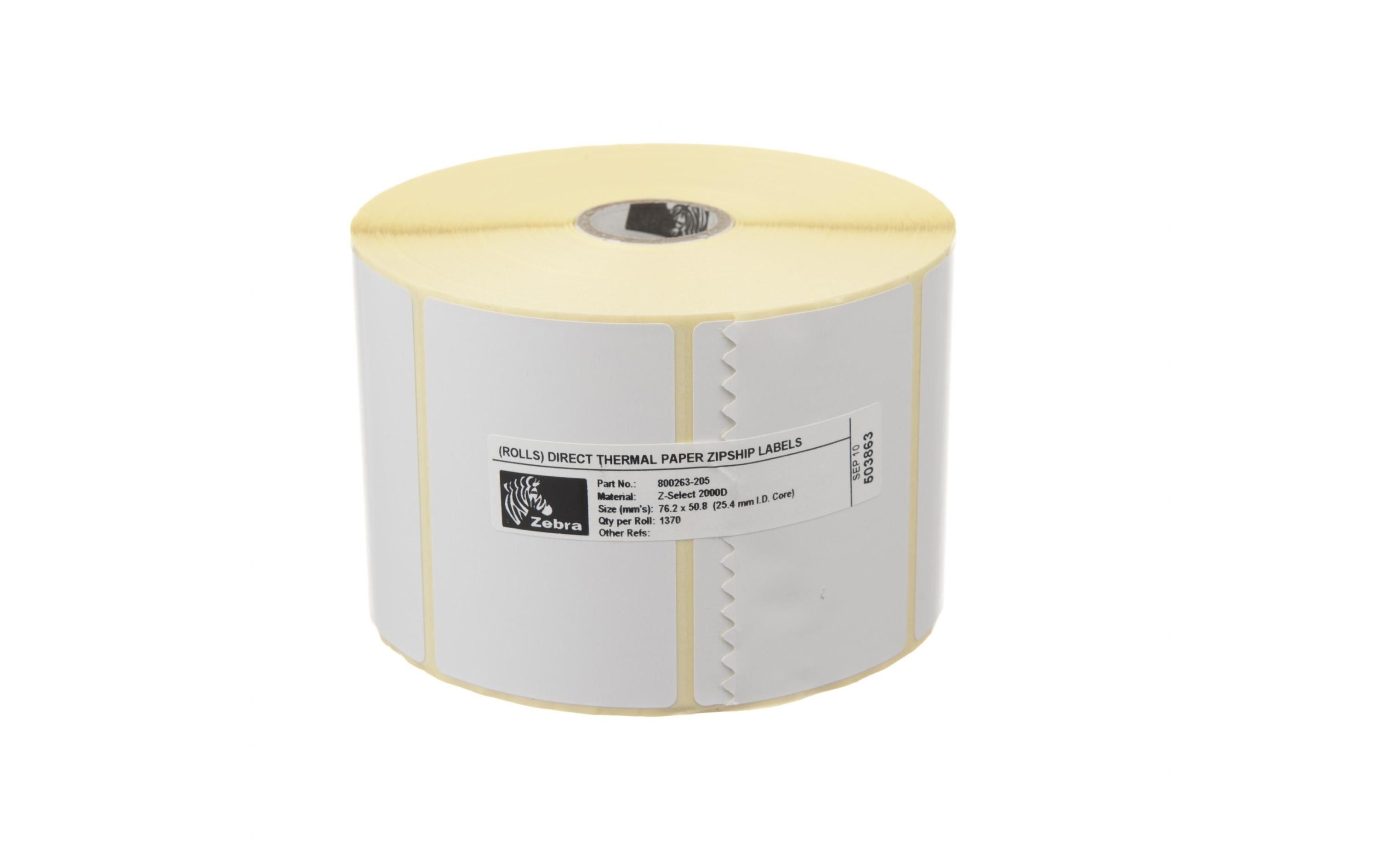 Etikettenrolle Thermo Direct 76 x 51 mmEinzelrolle