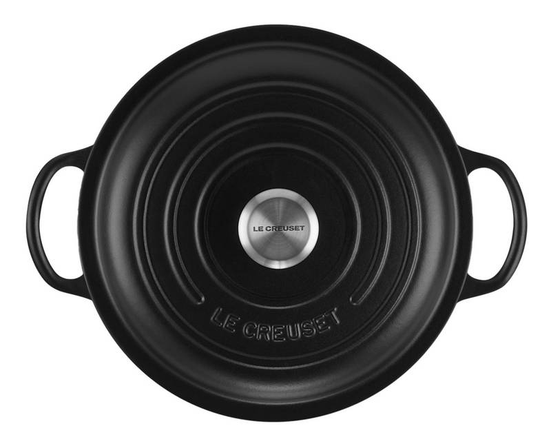 LE CREUSET Bräter 22cm Schwarz SIGNATURE