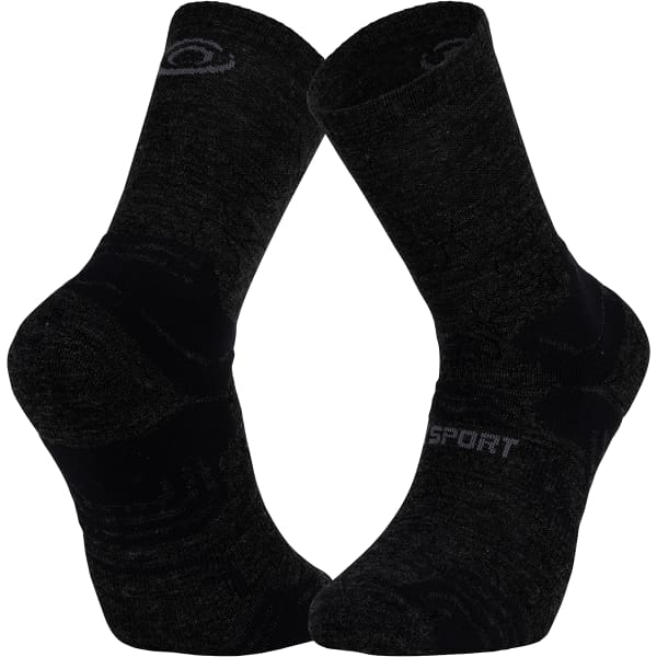 Chaussette randonnée BV SPORT TREK GR HAUTE MERINOS ANTRACITE
