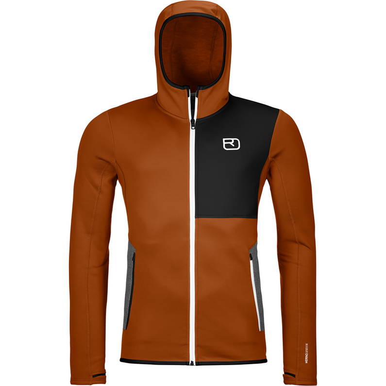 Ortovox Herren Fleece Hoodie Jacke