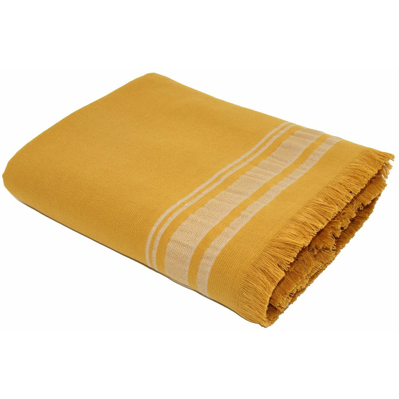 Febronie Fouta éponge Faro jaune - 100x180 cm
