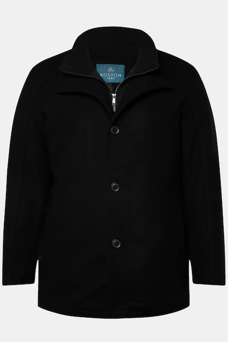 Boston Park Wolloptik-Jacke, Stehkragen-Einsatz, bis 84/86