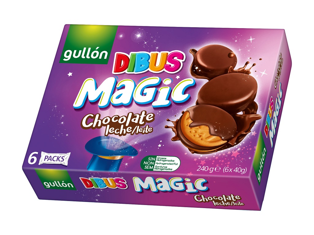 BOLACHAS GULLON COBERTURA CHOCOLATE MAGIC 6X40G