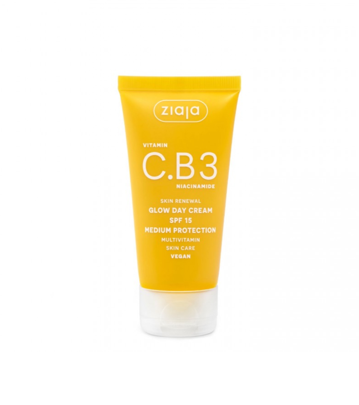 Ziaja - *Vitamin C.B3 Niacinamide* - Protetor solar facial Glow SPF15