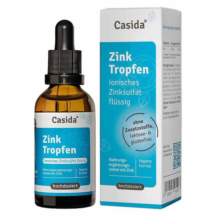 Zink Tropfen ionisches Zinksulfat flüssig, 50 ml