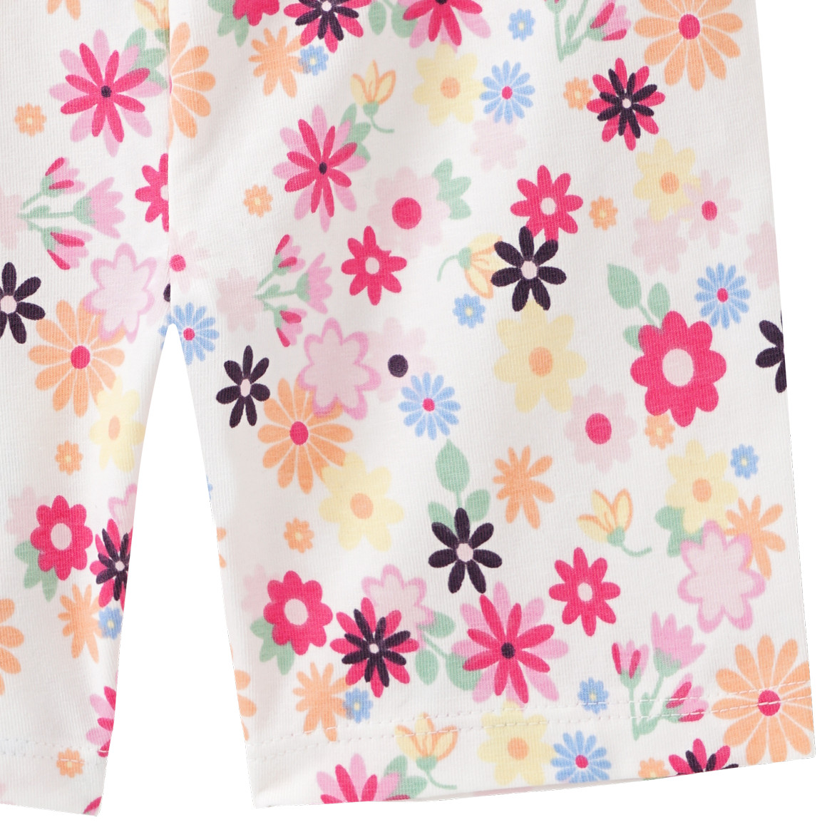 Topomini Baby Radler mit Blümchen-Print weiss / bunt