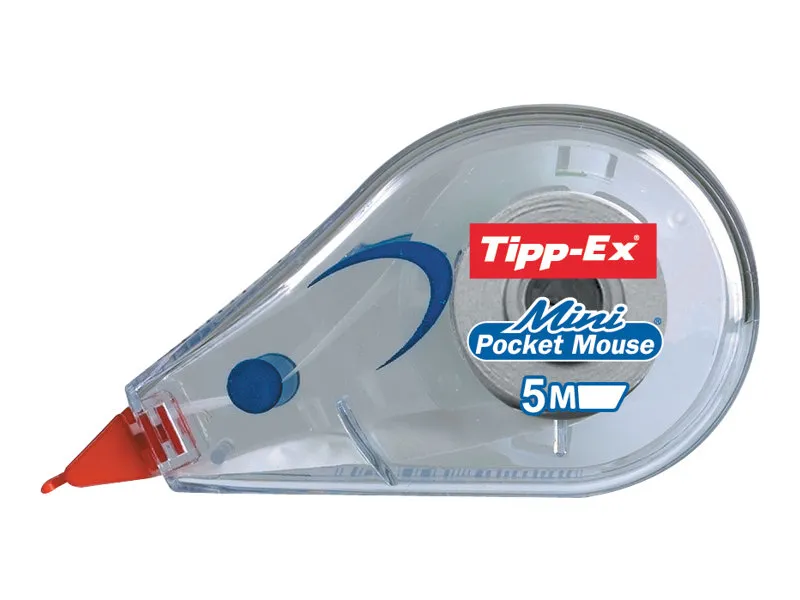 Tipp-Ex Mini Pocket Mouse - Korrektionsrulle - 5 mm x 5 m - gennemsigtig (pakke med 10)