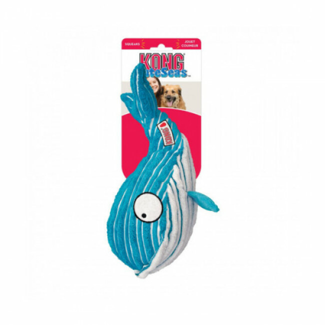 Jouet couineur en velours KONG Cuteseas pour chien