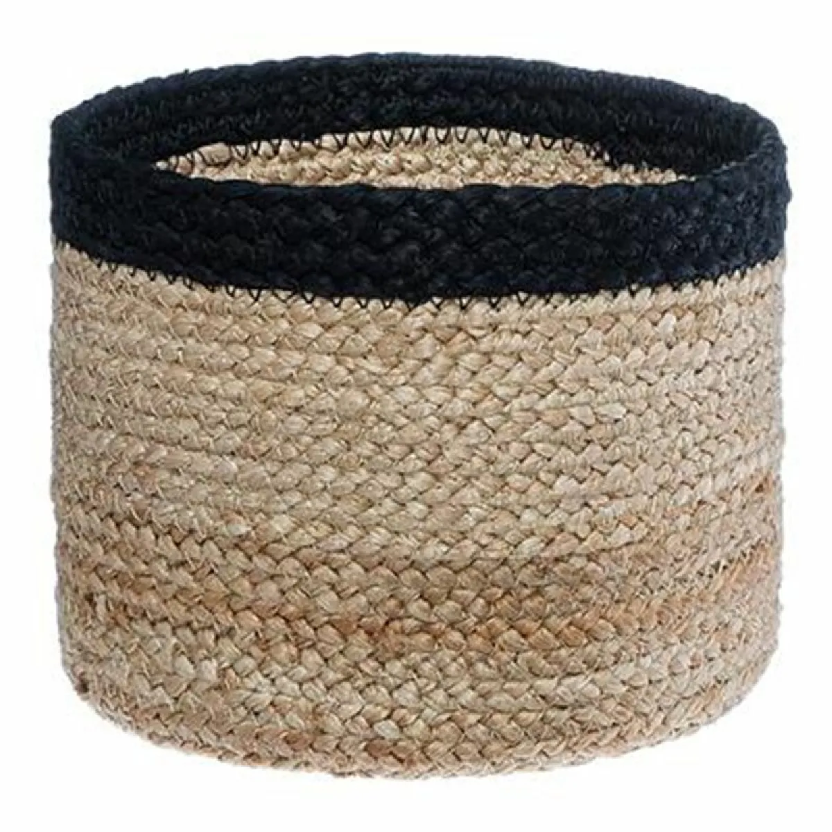 Paniers Seagrass 18cm Noir & Naturel