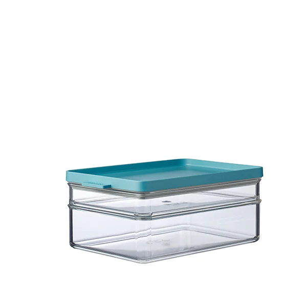 Boite de conservation 2 compartiments bleu Mepal