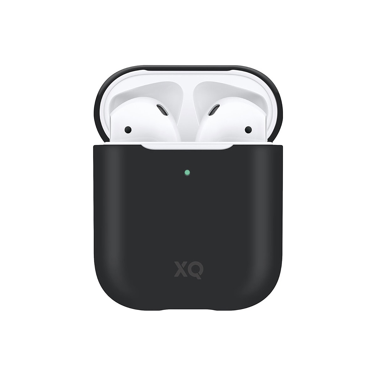 Xqisit silikonetui til AirPods (sort)