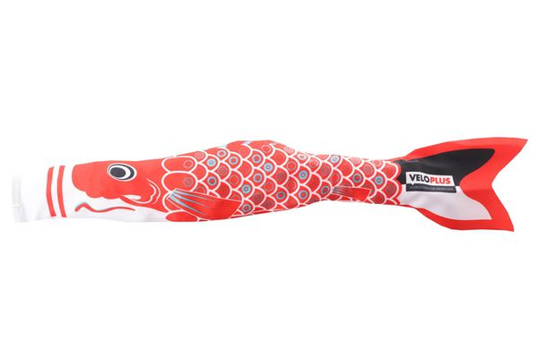 VELOPLUS-FISCH Anhängerfahne für Veloanhänger  schwarz