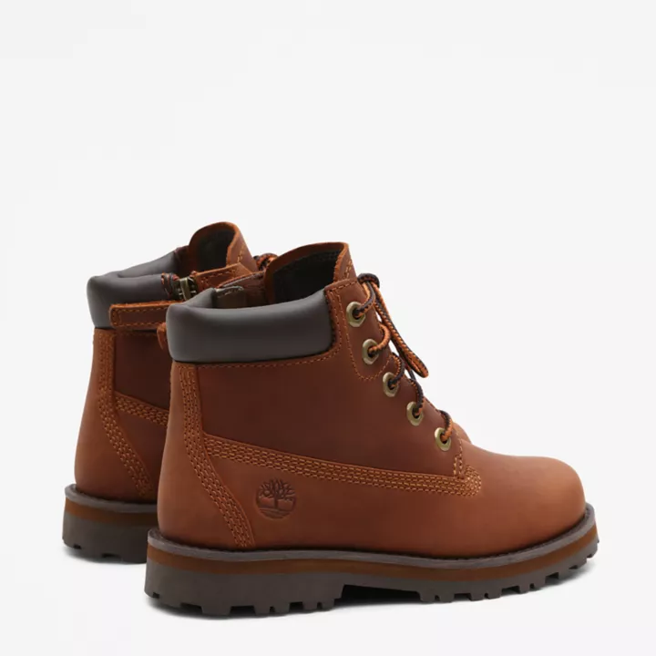 Bottine 6-Inch Courma Kid à zip latéral pour tout-petit en marron
