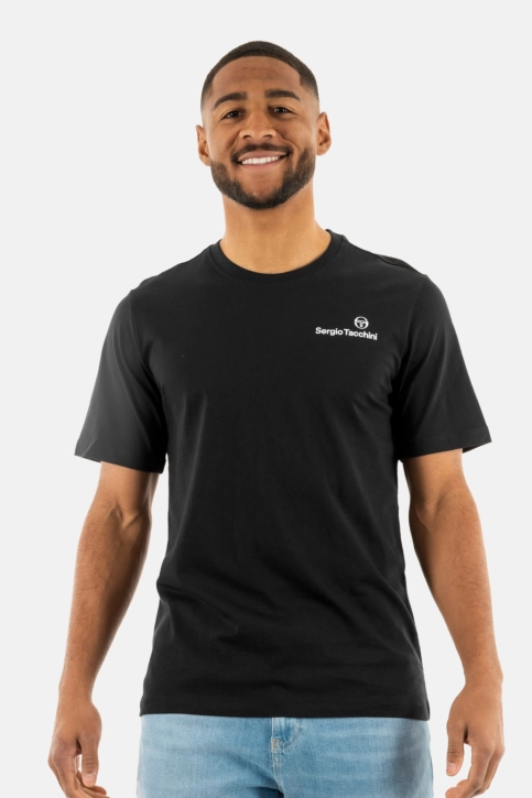 Tee shirt sergio tacchini bold 502-blk/wht