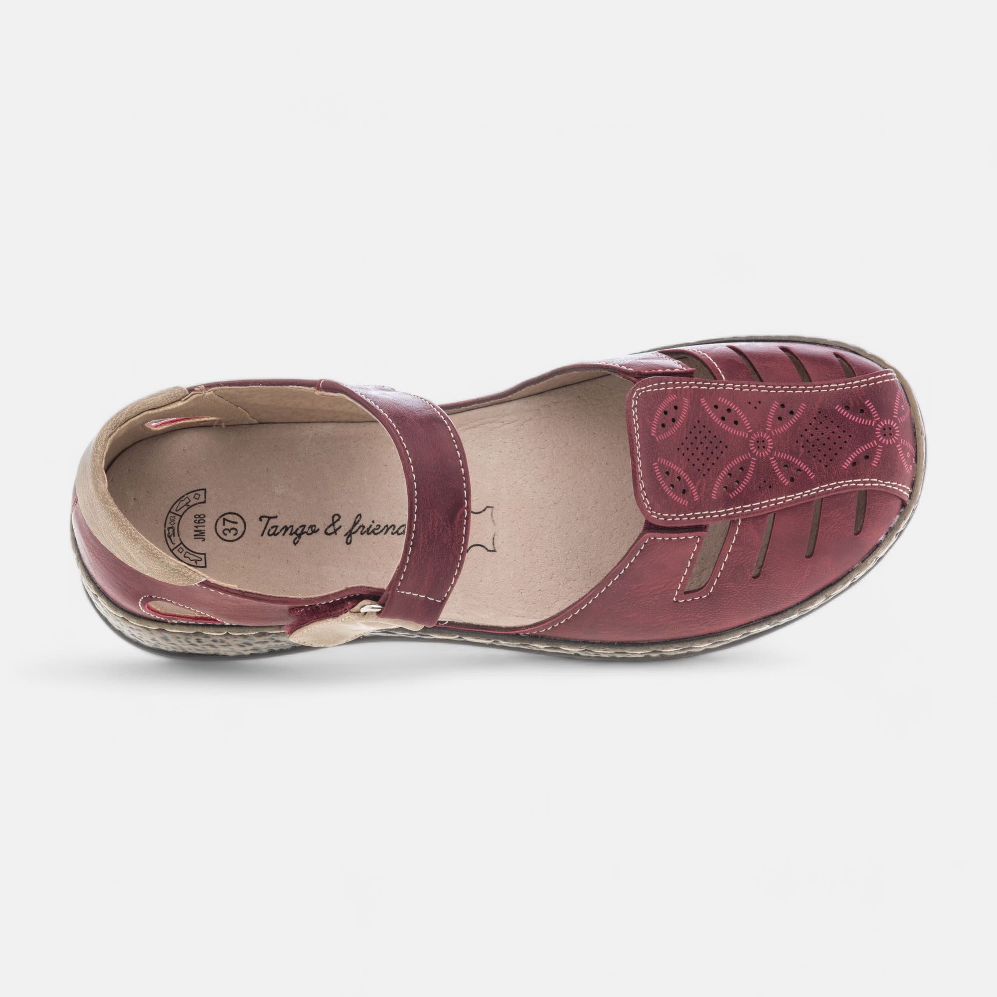 Escarpins quartiers ouverts Femme rouge