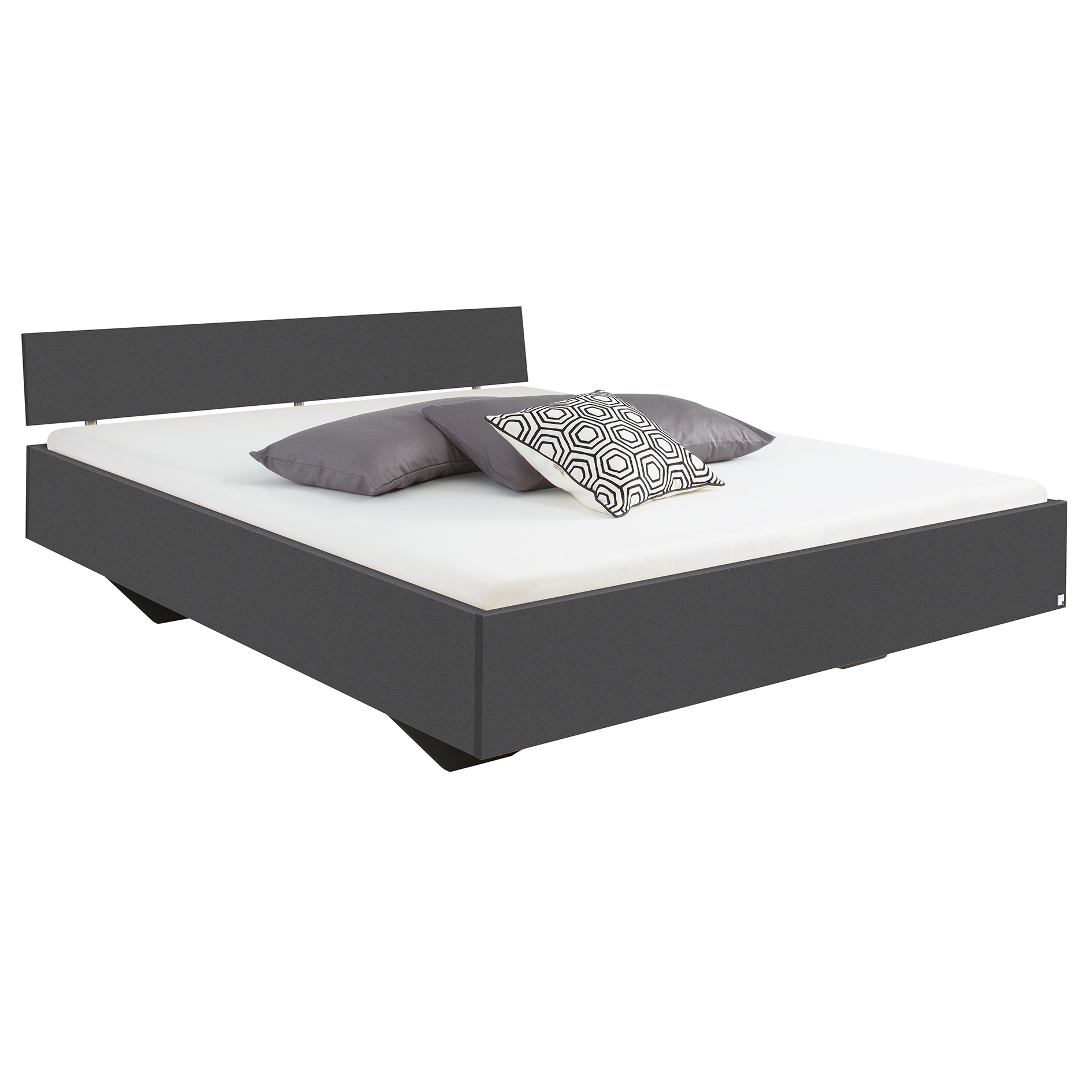 Kopfteil - grau metallic - 165 cm