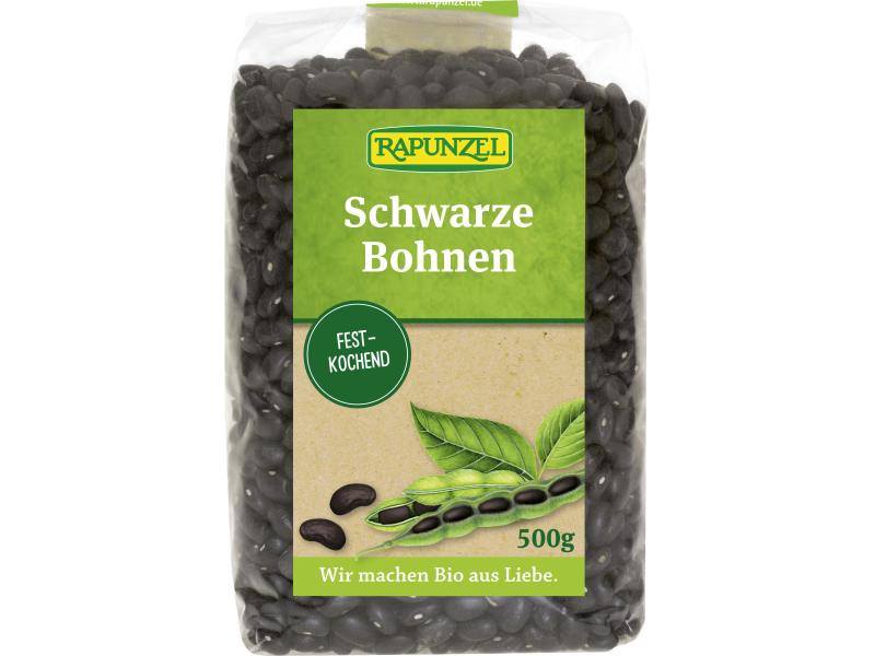 Rapunzel Bio  Bohnen schwarz Beutel 500 g Bio Bohnen schwarz