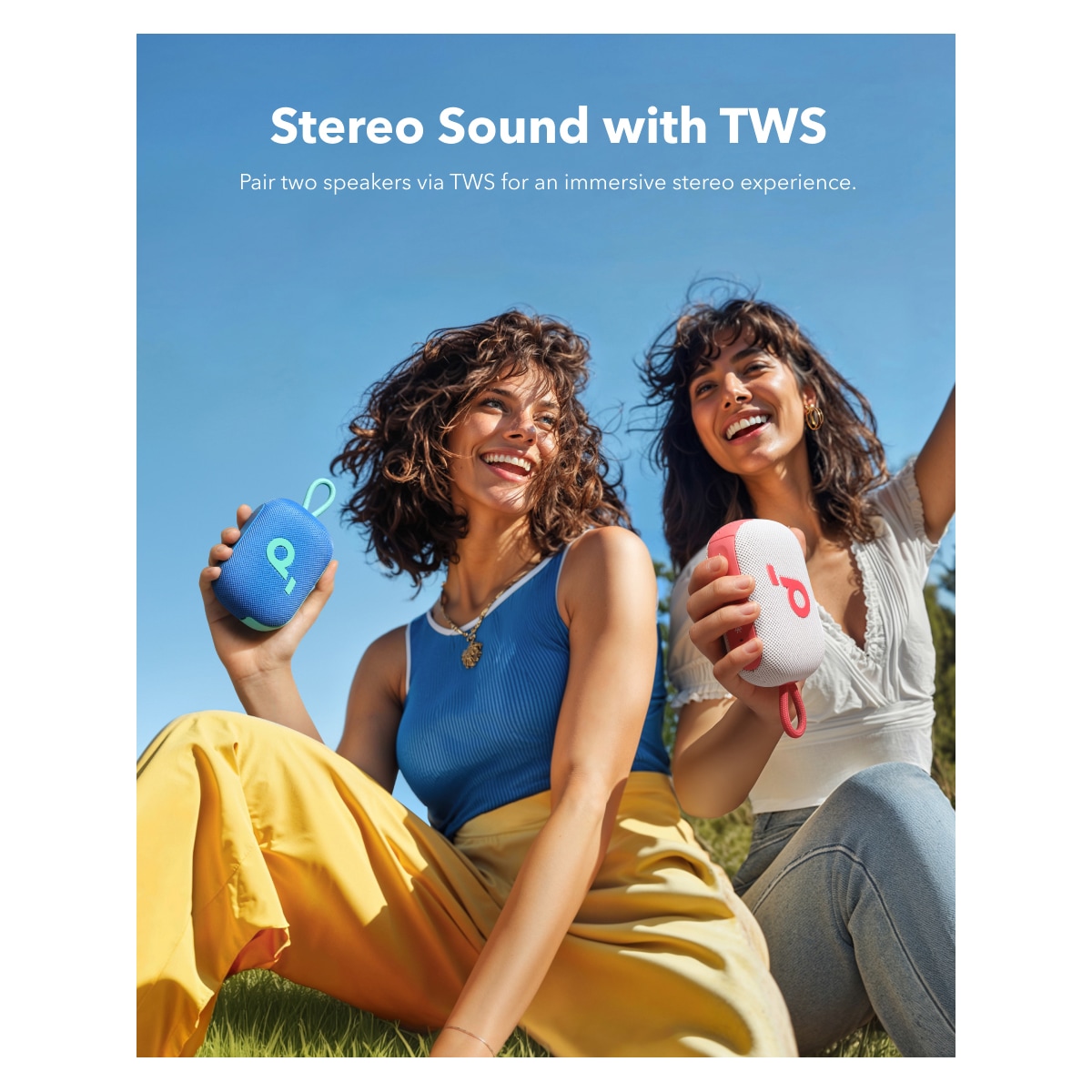 Soundcore Select 4 Go bærbar trådløs høyttaler (blå)