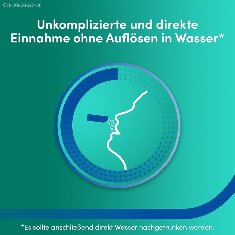 Aspirin® Complex Granulat-Sticks bei Schnupfen mit Schmerzen und Fieber