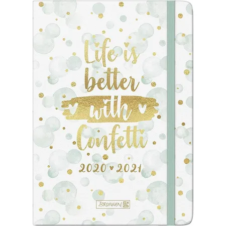 BRUNNEN Schülerkalender Confetti, DIN A5, 2020/2021