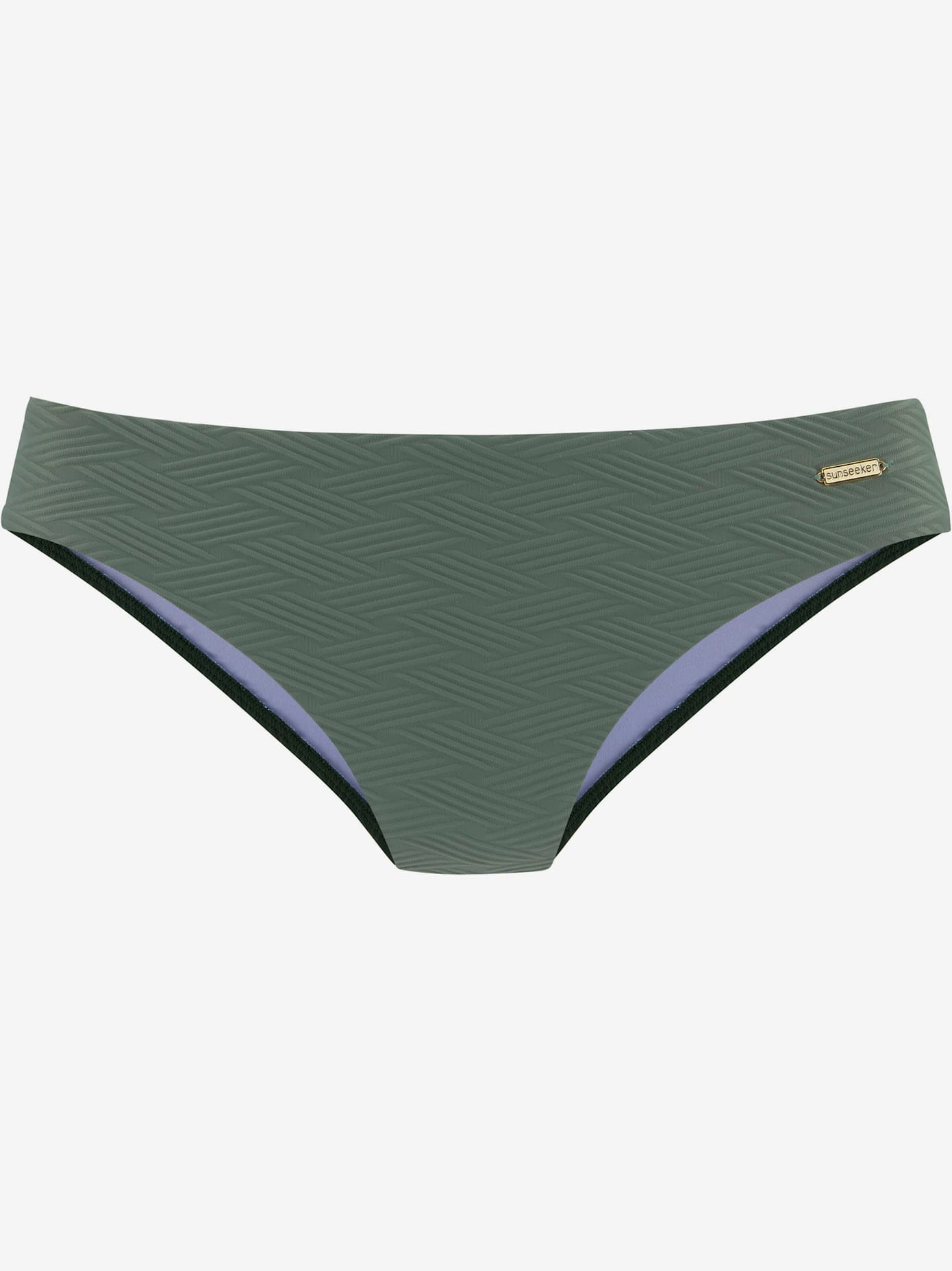 Bas de maillot de bain matière structurée aux couleurs tendances