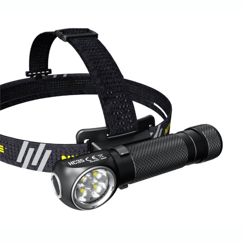 NiteCore HC35 hoofdlamp met zaklamp