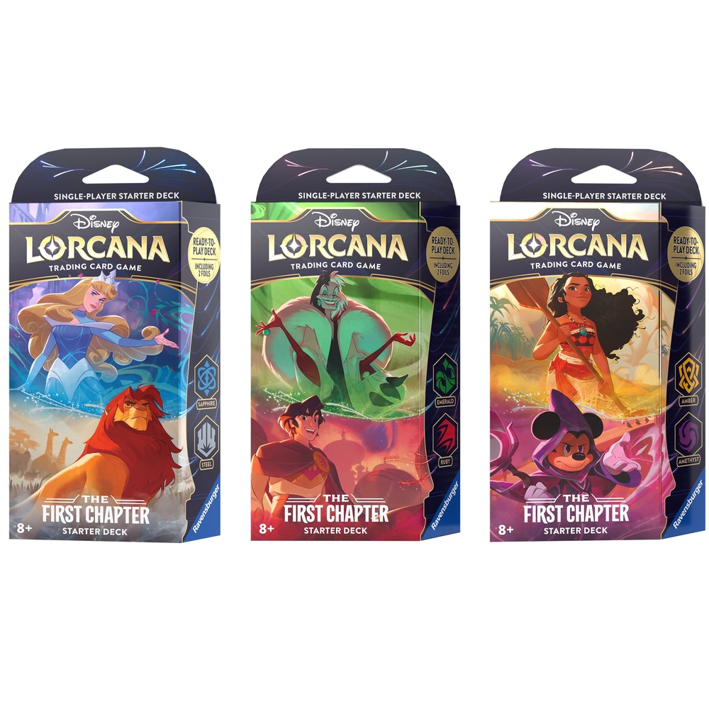Lorcana Sammelkartenspiel: Das Starterdeck des ersten Kapitels