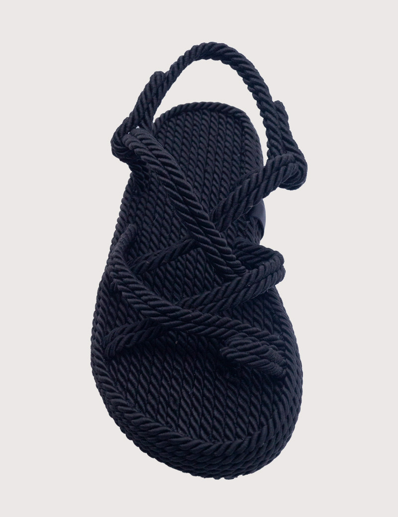 AUTRE SANDALES CORDE FEMME NOIRES
