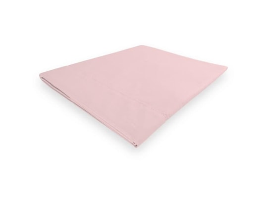 SOLEIL D'OCRE - Drap plat camille - coton percale - 240 x 300 cm - rose