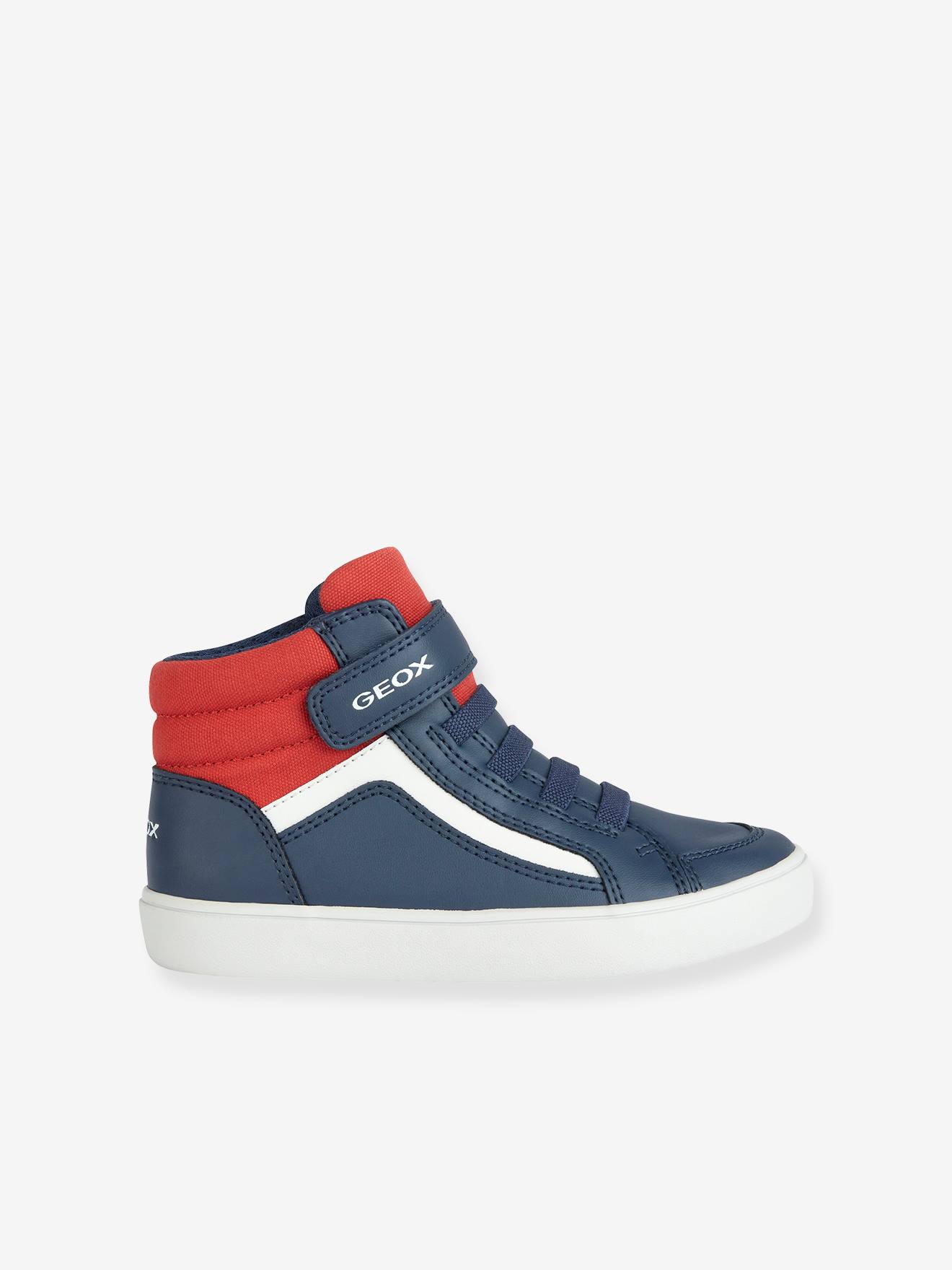 Tênis esportivo de cano alto Geox® J Gisli para meninos, vermelho