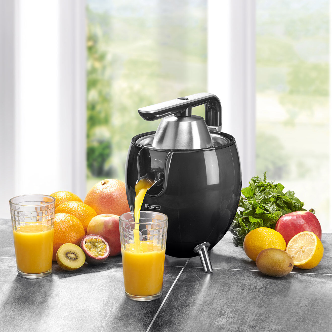 Kitchencook Presse-Agrume électrique noir - 550 ml