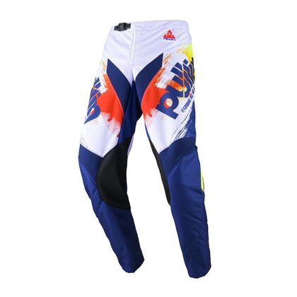 Pantalon cross Pull-in TRASH KID - Bleu / Blanc