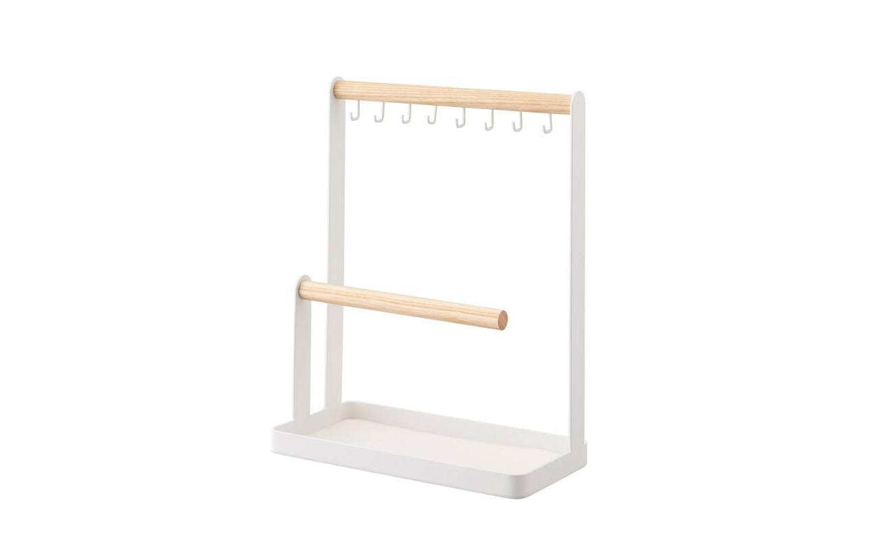 Schmuckhalter Tosca 28.5 cm, Weiss/NaturSchmuckständer