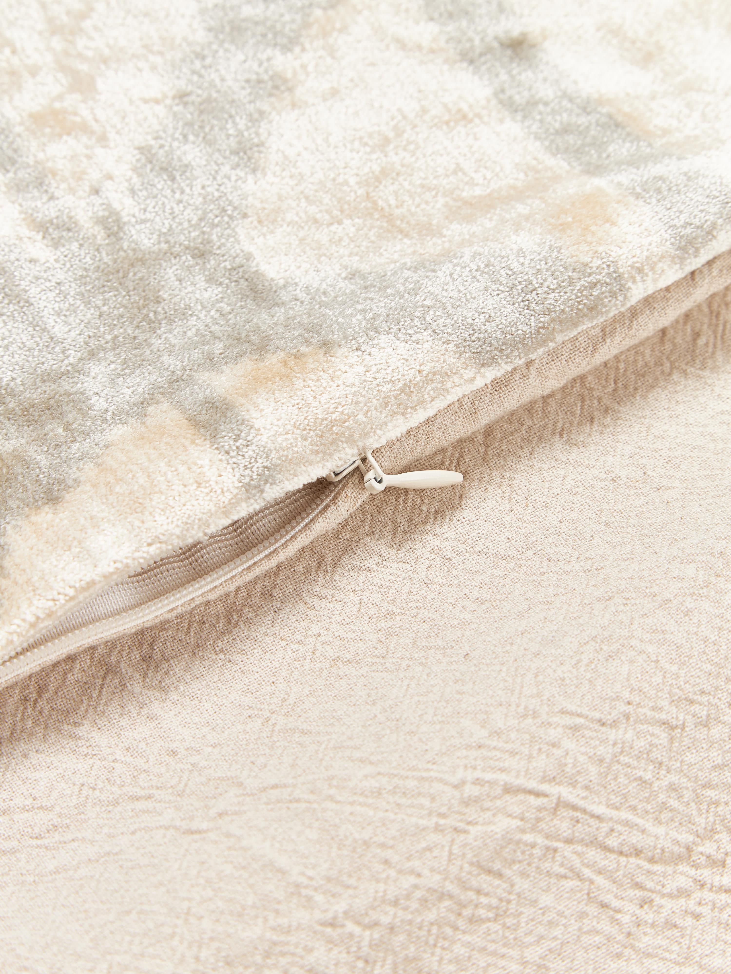 Viscose kussenhoes Drew met ingeweven jacquard patroon