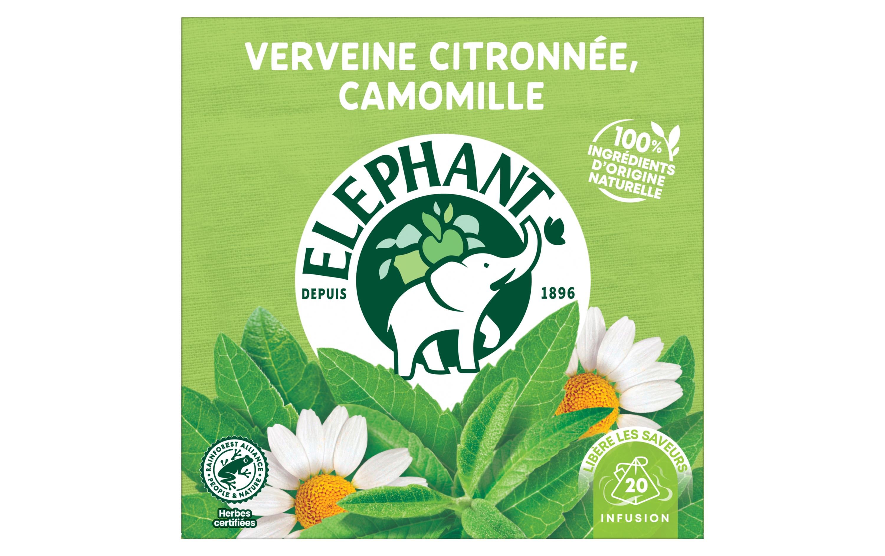 Teebeutel Verveine Citronnée, Camomille 20 StückTee mit Zitronenverbene und Kamille