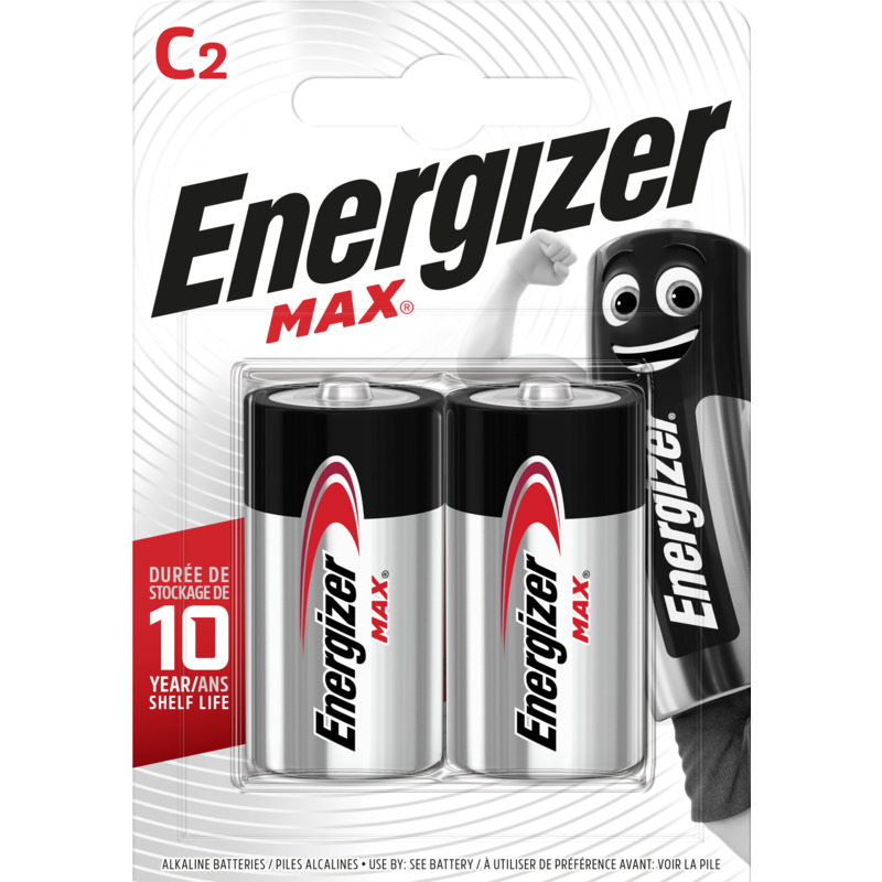 Energizer Batterien Max, C/LR14, 2 Stück